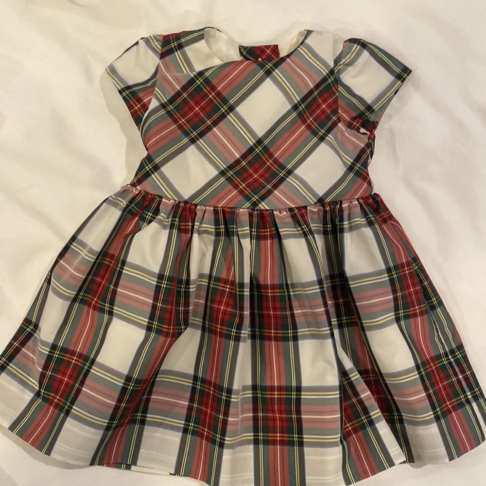 Ralph Lauren Christmas plaid dress (6 month size)